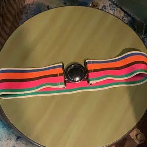 Vintage stretchy metal clasp belt